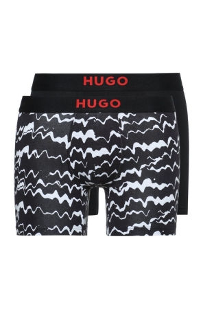Black HUGO BOSS Two-pack Of Men's Underwear | 1638CNRDQ