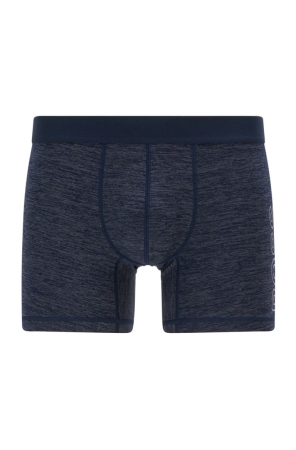 Dark Blue HUGO BOSS Melange Gloss-effect Logo Men's Underwear | 6210KUDXS