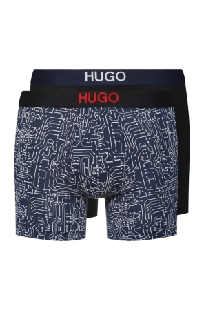 Light Blue HUGO BOSS Two-pack Of Logo Stretch Cotton Men's Underwear | 1248DNJPZ